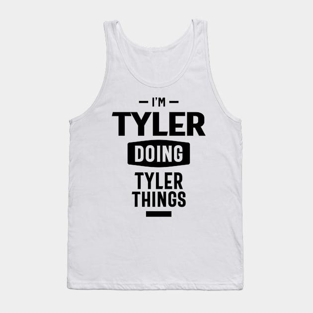 Tyler Personalized Name Birthday Gift Tank Top by cidolopez